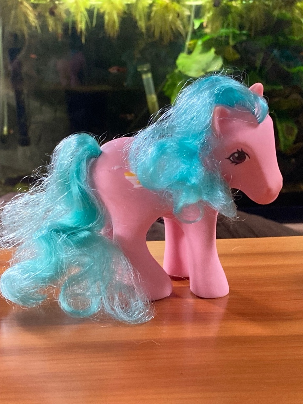Vintage 1987 G1 My Little Pony Banana Surprise - Sundae Best 3D Symbol Pink MLP